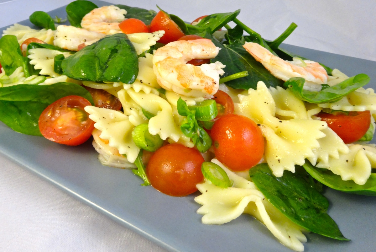Sous Vide Prawn Pasta Salad