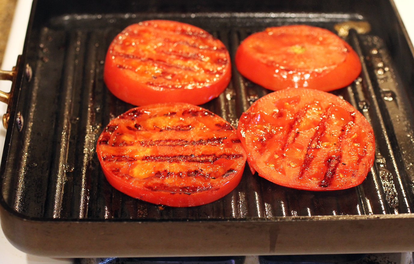 Sous Vide Asian Flank Steak with Beefsteak Tomatoes