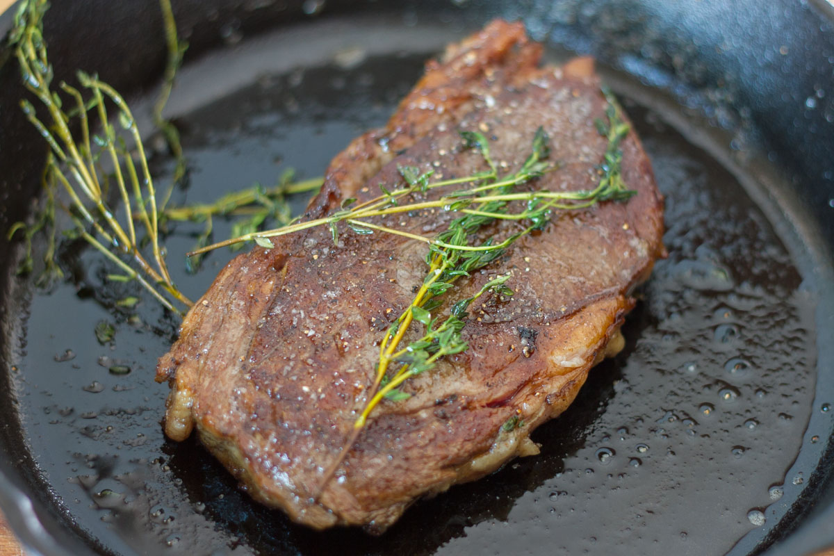 Sous Vide Butter Basted Ribeye 