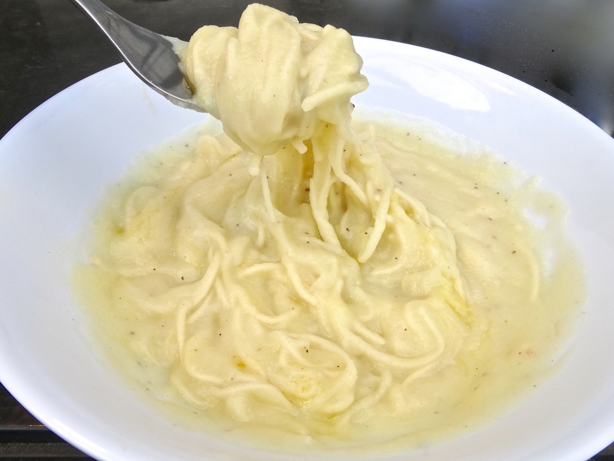 Sous Vide Cauliflower Alfredo