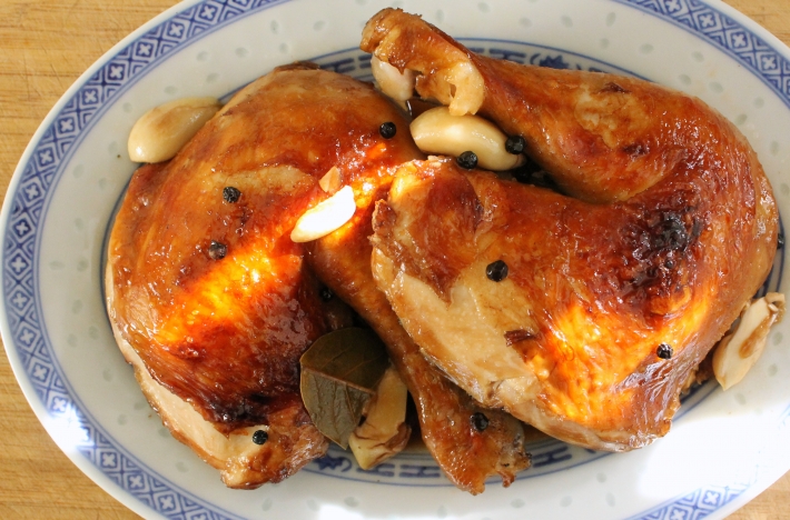 Sous Vide Chicken Adobo