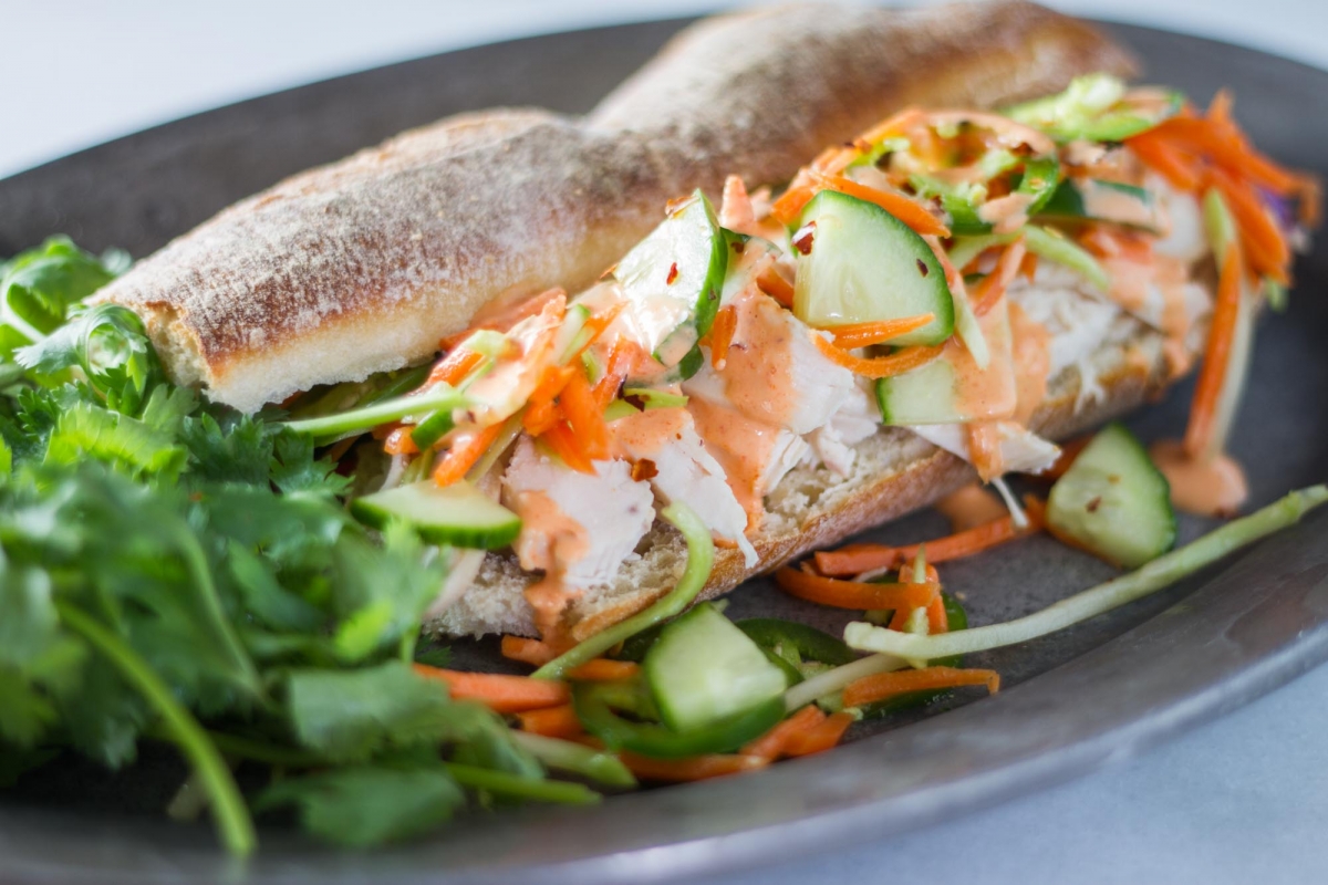 Sous Vide Chicken Banh Mi