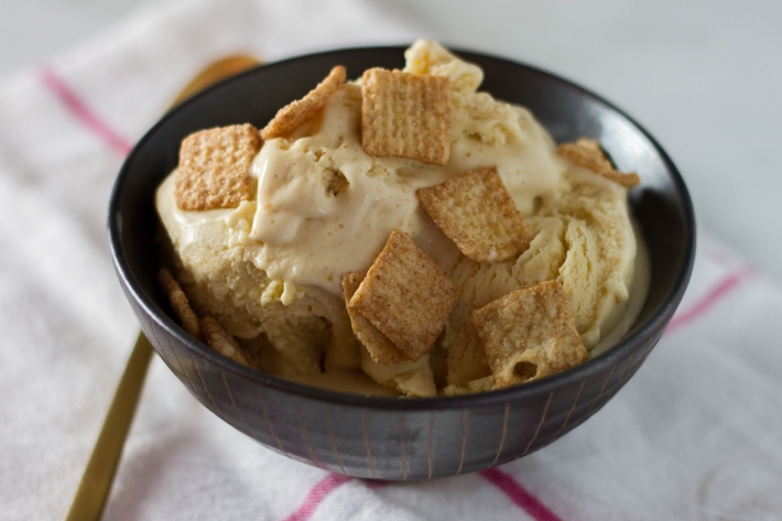 Sous Vide Cinnamon Toast Ice Cream