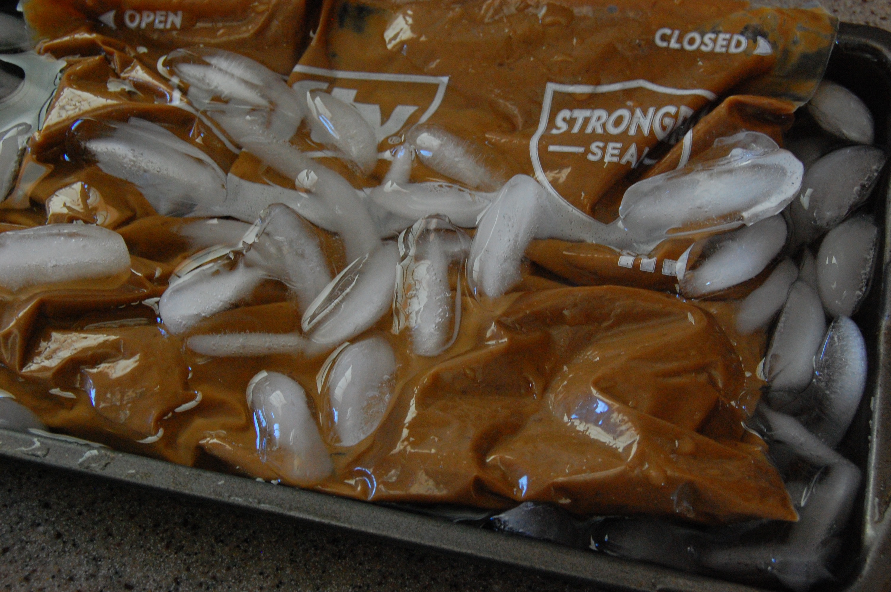 Sous Vide Coconut Almond Semifreddo with Chocolate Ganache