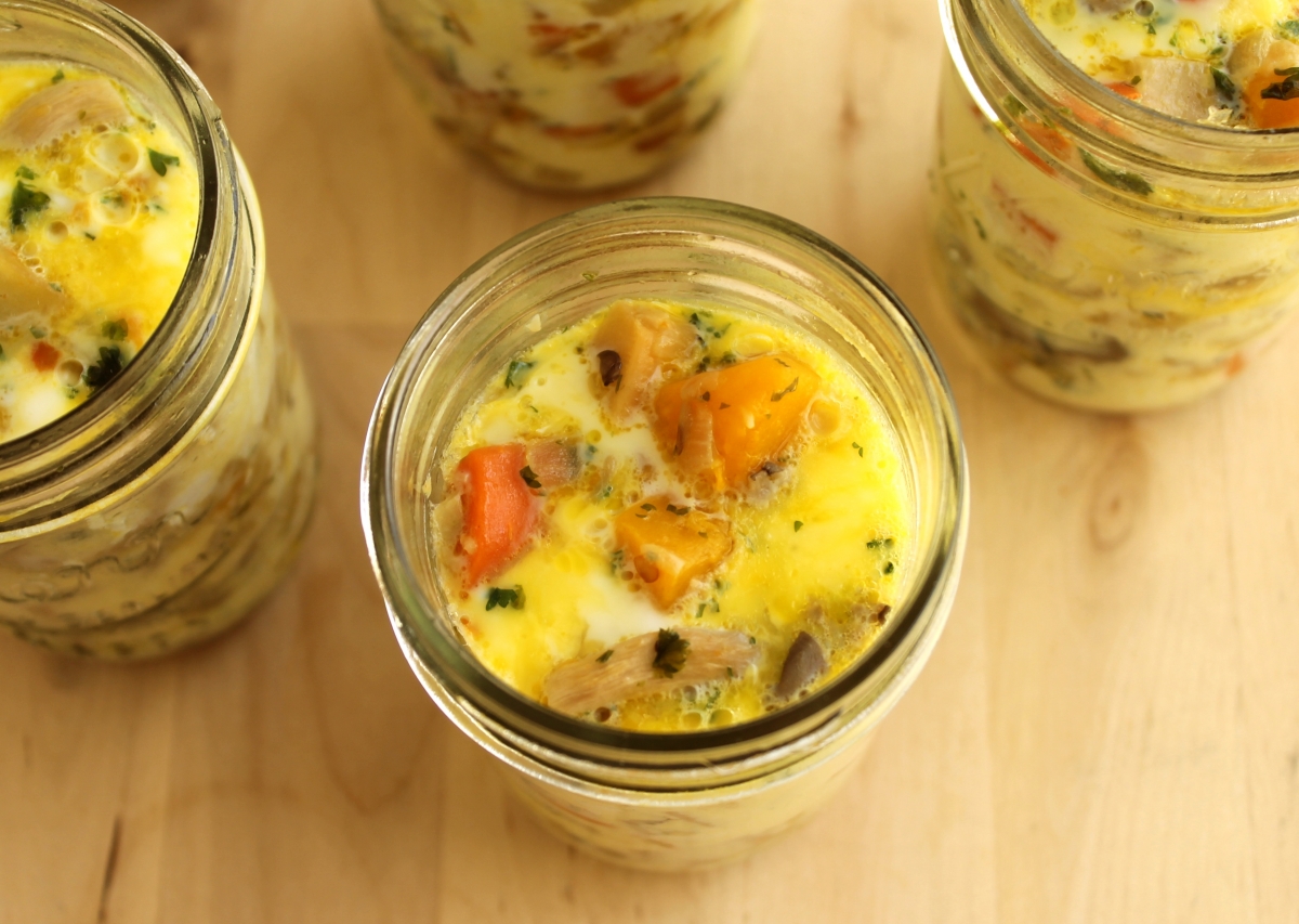 Sous Vide Fall Vegetable Frittatas