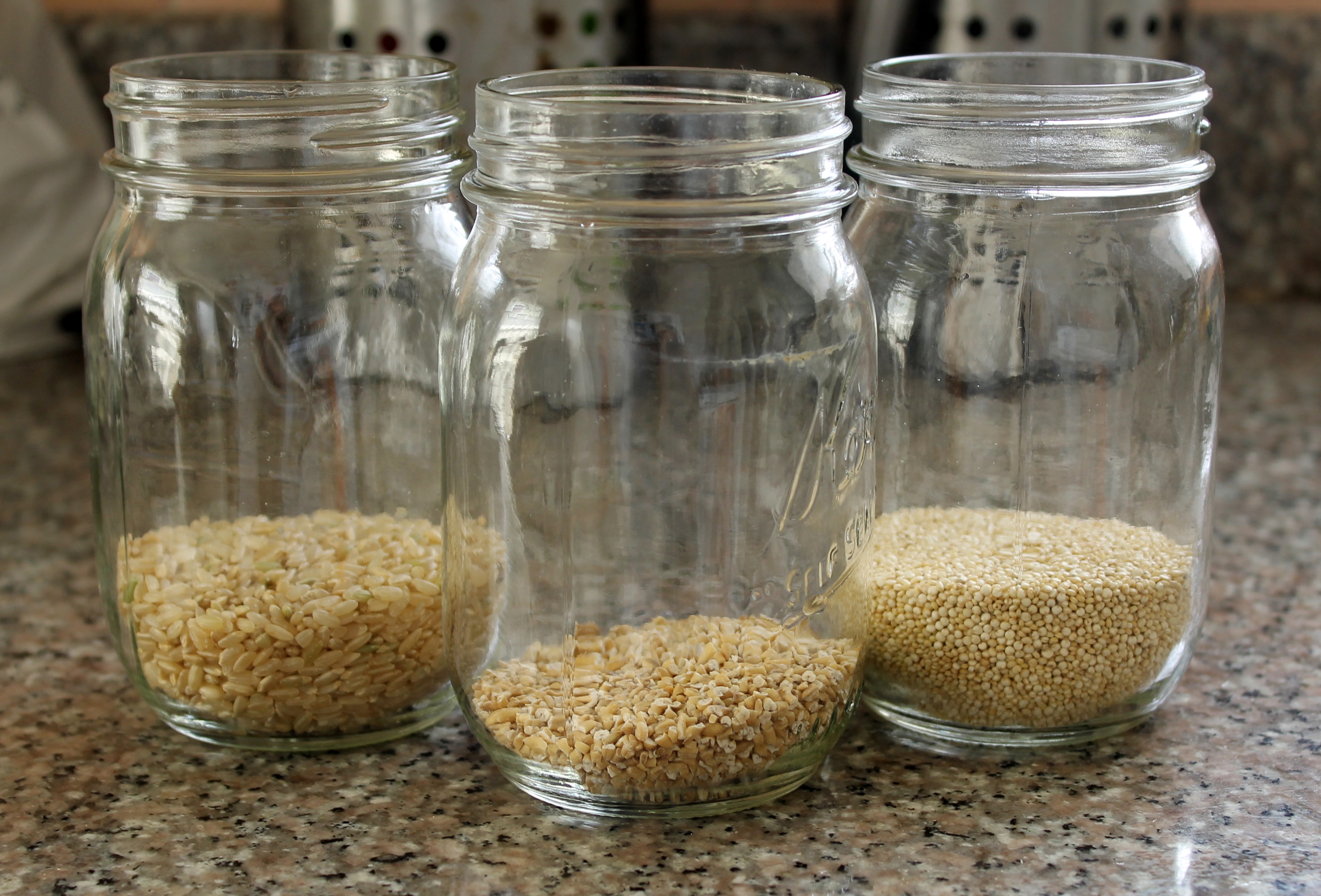 Sous Vide Grains in Canning Jars
