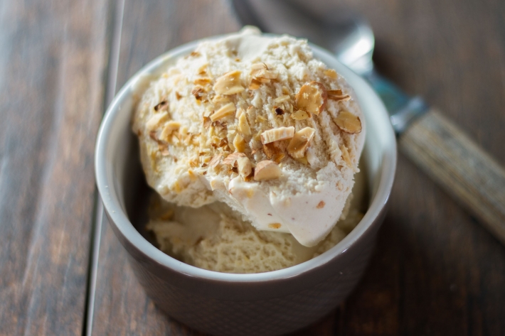 Sous Vide Hazelnut Gelato