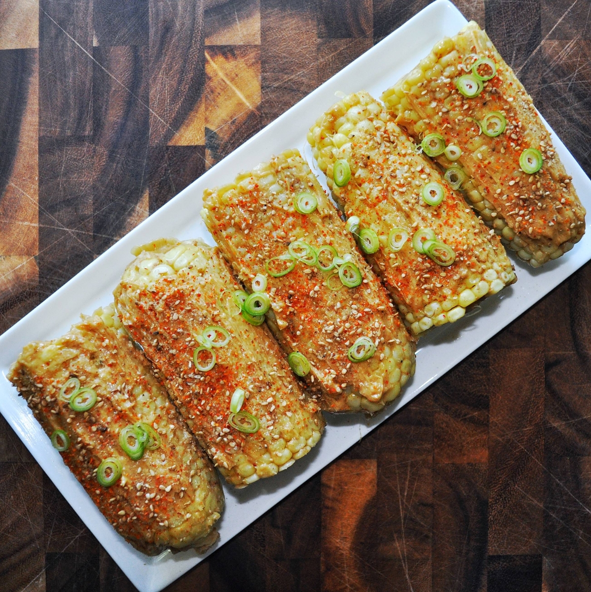 Sous Vide Honey Miso Butter Corn