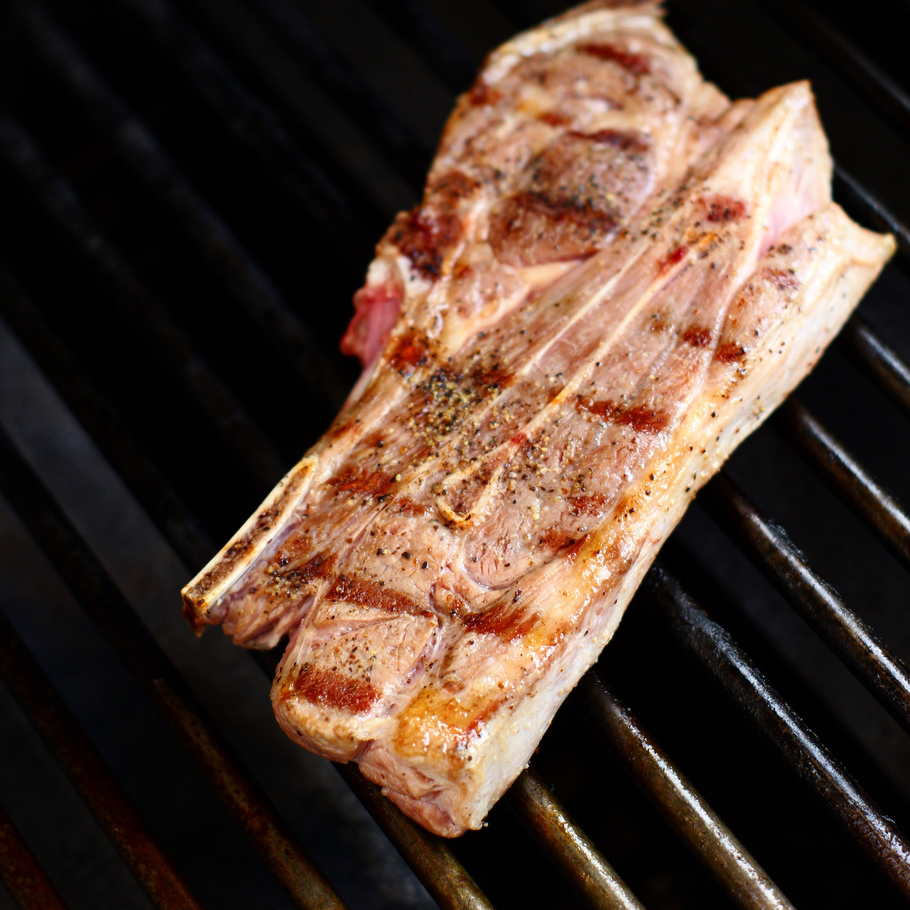 Sous Vide Lamb Chops with Chimichurri Compound Butter
