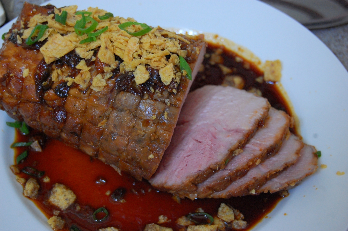 Sous Vide Molasses Glazed Pork Loin