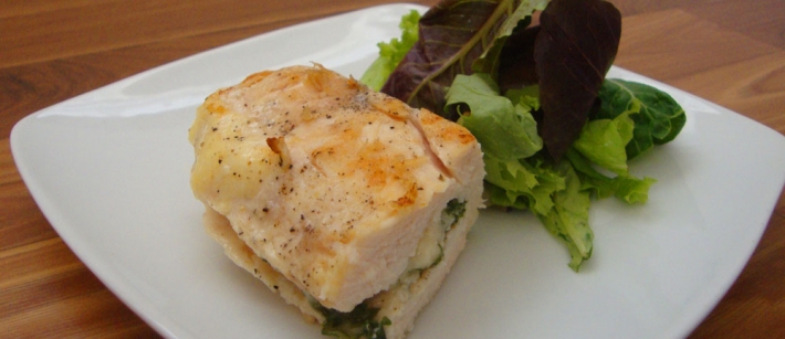 Parmesan-Herb Sous Vide Stuffed Chicken