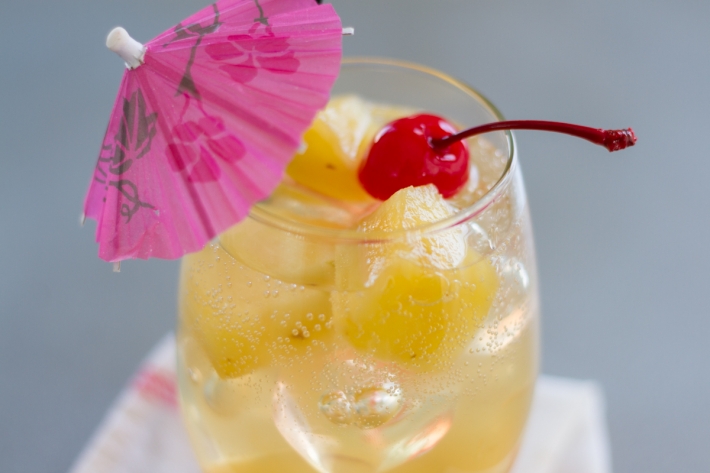 Sous Vide Pineapple-Infused Rum