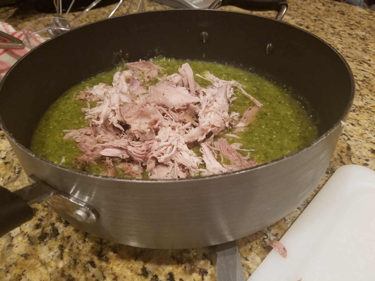 Sous Vide Pork Shoulder with Salsa Verde
