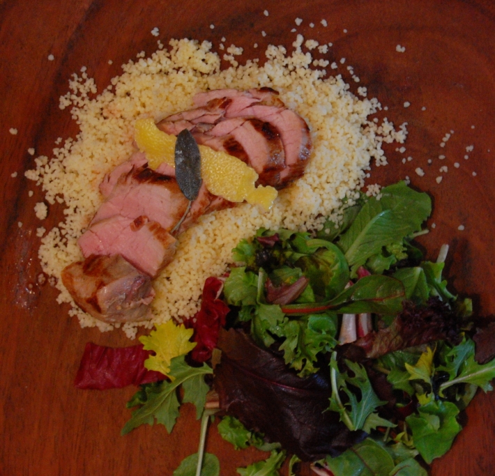 Sous Vide Pork Tenderloin with Lemon and Sage