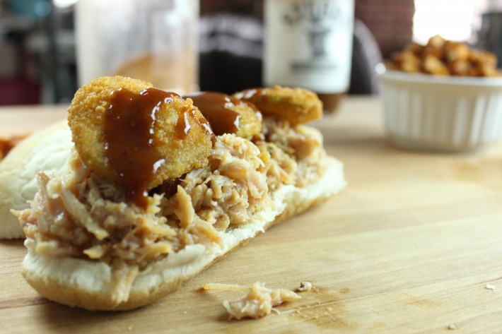 Sous Vide Pulled Pork Hoagies