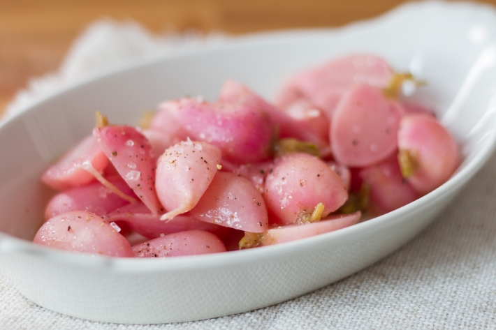 Radishes with Butter and Salt - Lena's Kitchen