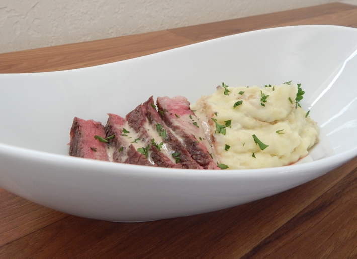 Sous Vide Ribeye Steak Diane