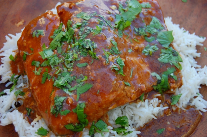 Sous Vide Salmon with Hoisin Sauce