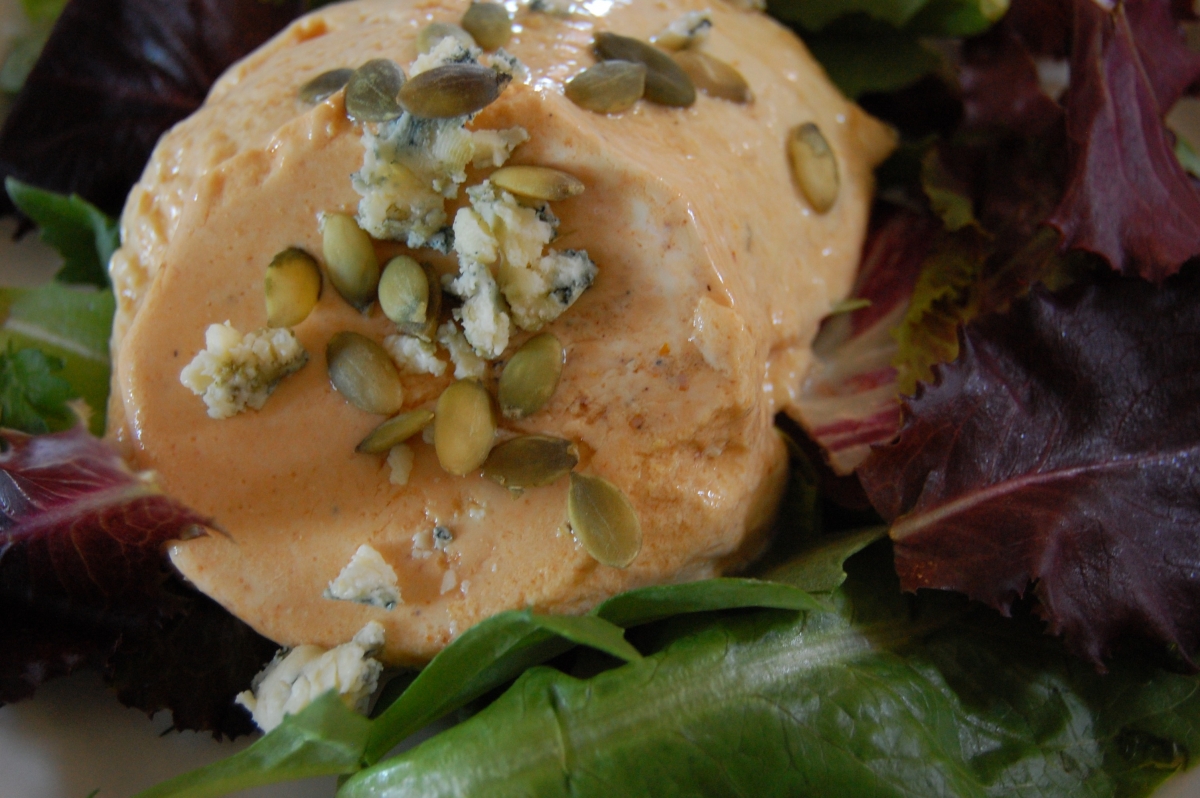 Sous Vide Savory Pumpkin Flans