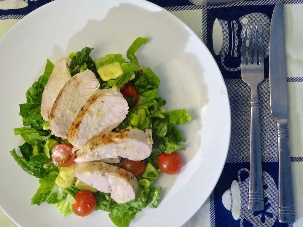 Sous Vide Chicken and Avocado Salad