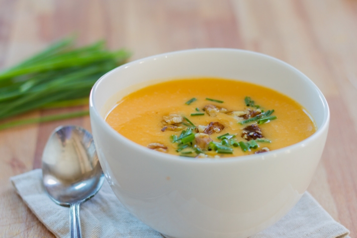 Sous Vide Sweet Potato Bisque