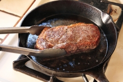 klodset Compose efter det Tenderloin Steak