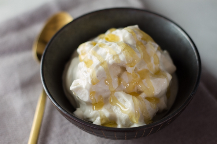 Sous Vide Vanilla Frozen Yogurt
