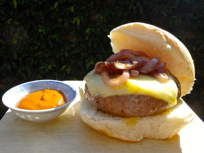 Sous Vide Wagyu Cheese Burger