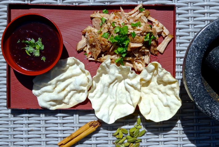 Spiced Sous Vide Pulled Pork with Indian Barbecue Sauce