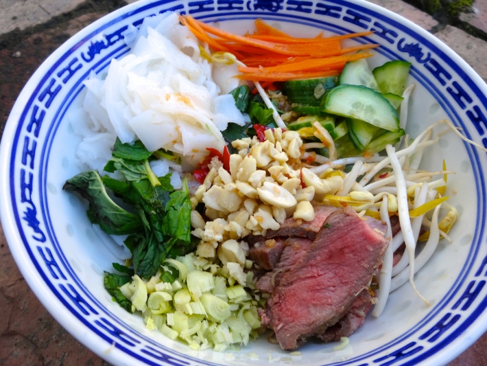 Vietnamese Noodle Salad with Sous Vide Beef